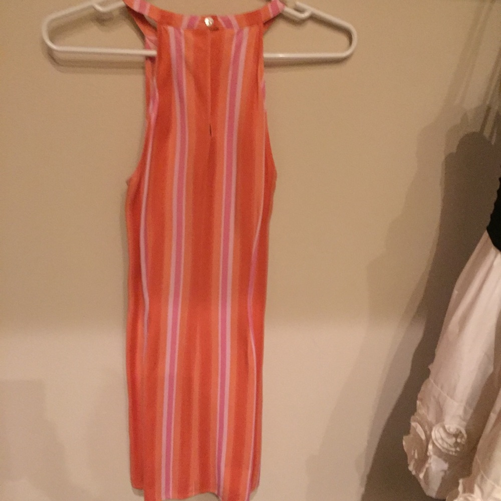 Vintage JCrew silk halter dress